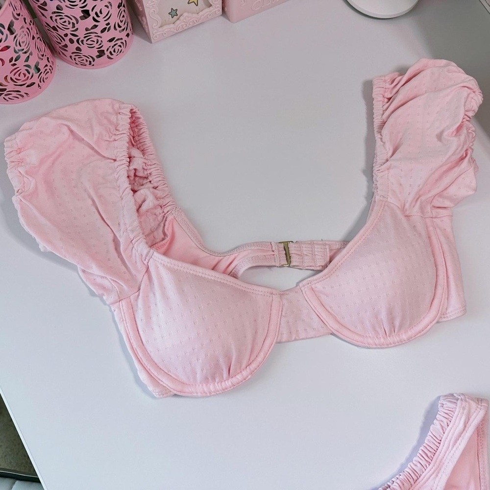 Xhilaration Target Pink Sleeve Bikini Top